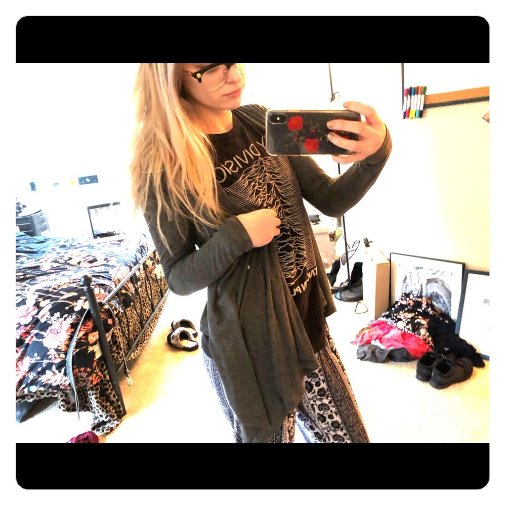 Forever 21 grey cardigan
